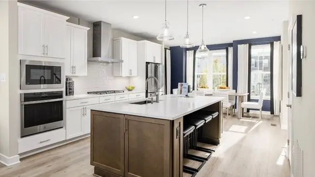 Kitchen at one of the new homes for sale in Baltimore County MD at Greenleigh, to show that it's a great community to live at